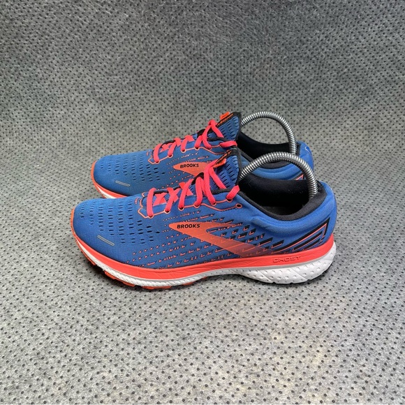 Brooks Ghost 13 Blue Pink Running Shoes Size 9 Women’s - Picture 1 of 11